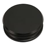 Turntable Disc Stabilizer, Professional HiFi Aluminum Alloy Record Weight Stabilizer with Silicone Bottom Pad, 253g Turntable Weight Clamps for Belt and Direct Drive Turntables (Black)