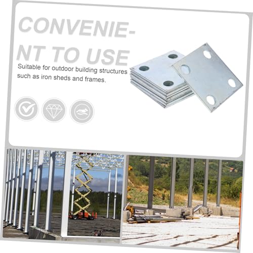 Plaque soudable pour support Zerodeko en acier perforé pour structure industrielle - 7