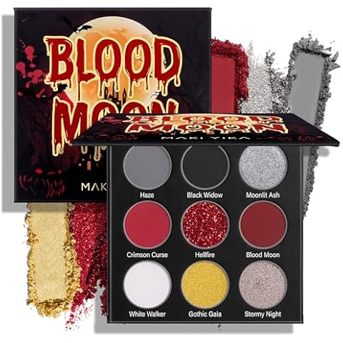 MAKI YIKA Black Red Eyeshadow Palette Cover