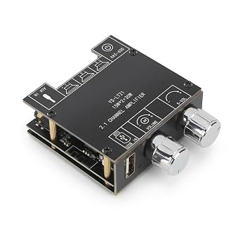 Power Amplifier Board, LT21 Bluetooth Audio Digital Amplifier Board Module 2.1 Channel 15W 15W 30W with Bass Channel