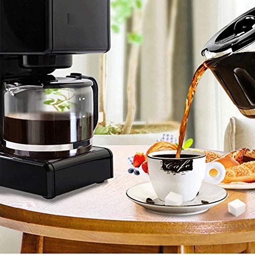 Cafetera, máquina de café de filtro, fabricante de café de 0.75L de capacidad produciendo hasta 7 tazas, función de… - Imagen 7