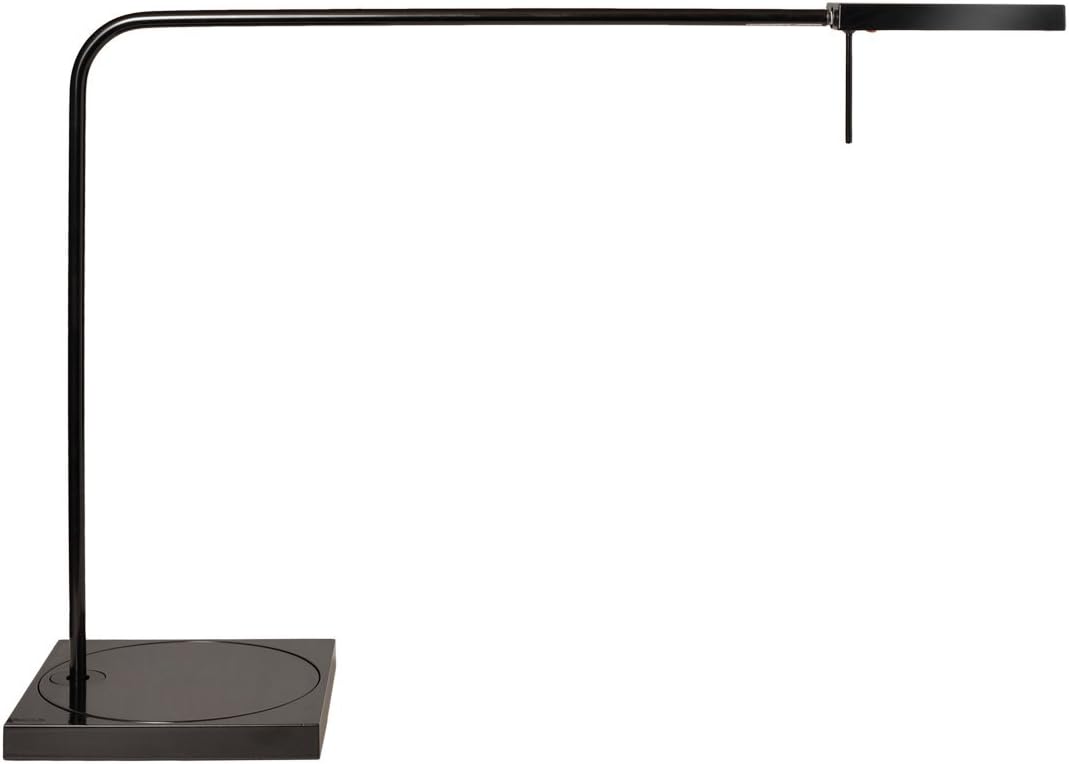 Ninety Short Arm Desk Lamp with Base Finish: Metallic Black