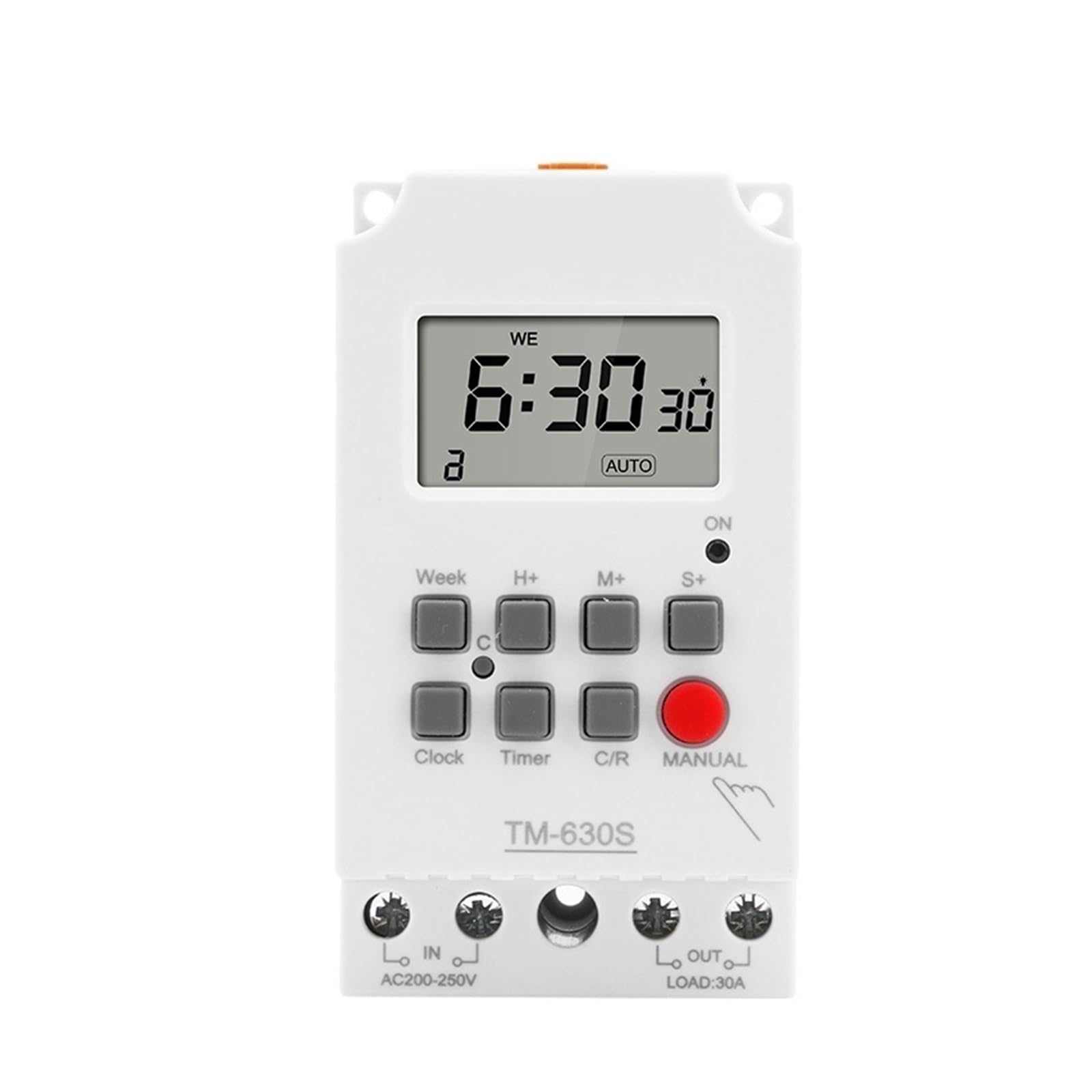 Zeitschaltuhr mit Display 28 EIN/AUS AC 220 V DC 12 V Sekundeneinstellung Digitaler Zeitschalter 24 Std. 7 Tage Wöchentlich Programmierbares Zeitrelais Spannungsausgang(12VDC)