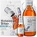 Kolloidales Silber 100% Natürlich | 40 PPM (500 ml) | Mit unentbehrlichem auffüllbarem 30ml-Spray und praktischem Messdeckel | Reinheit und Konzentration von unabhängigen Laboren getestet