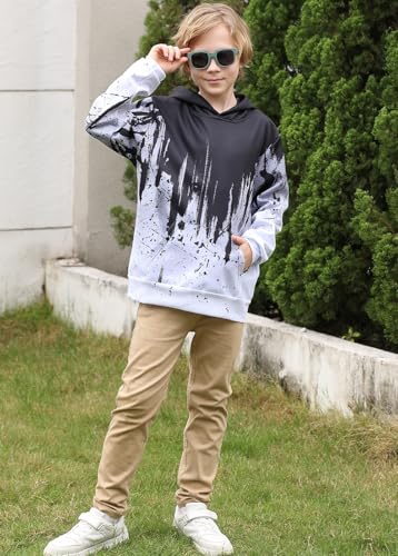 Image of Lovekider Boys Hoodie Kids 3D Print Graphic Pullover Sweatshirt 6-16 Years