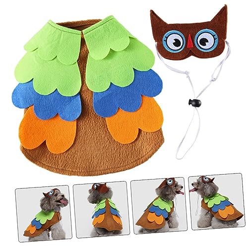 Disfraz de Búho Halloween para Perros y Gatos miniatura 2
