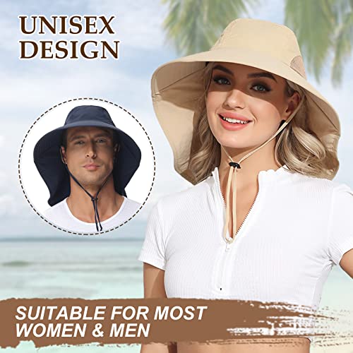 Royal Matrix Outdoor Sun Hat With Neck Flap For Women & Men Uv Protection Fishing Hat Wide Brim Sun Protection Gardening Hat (Beige) #TOP4