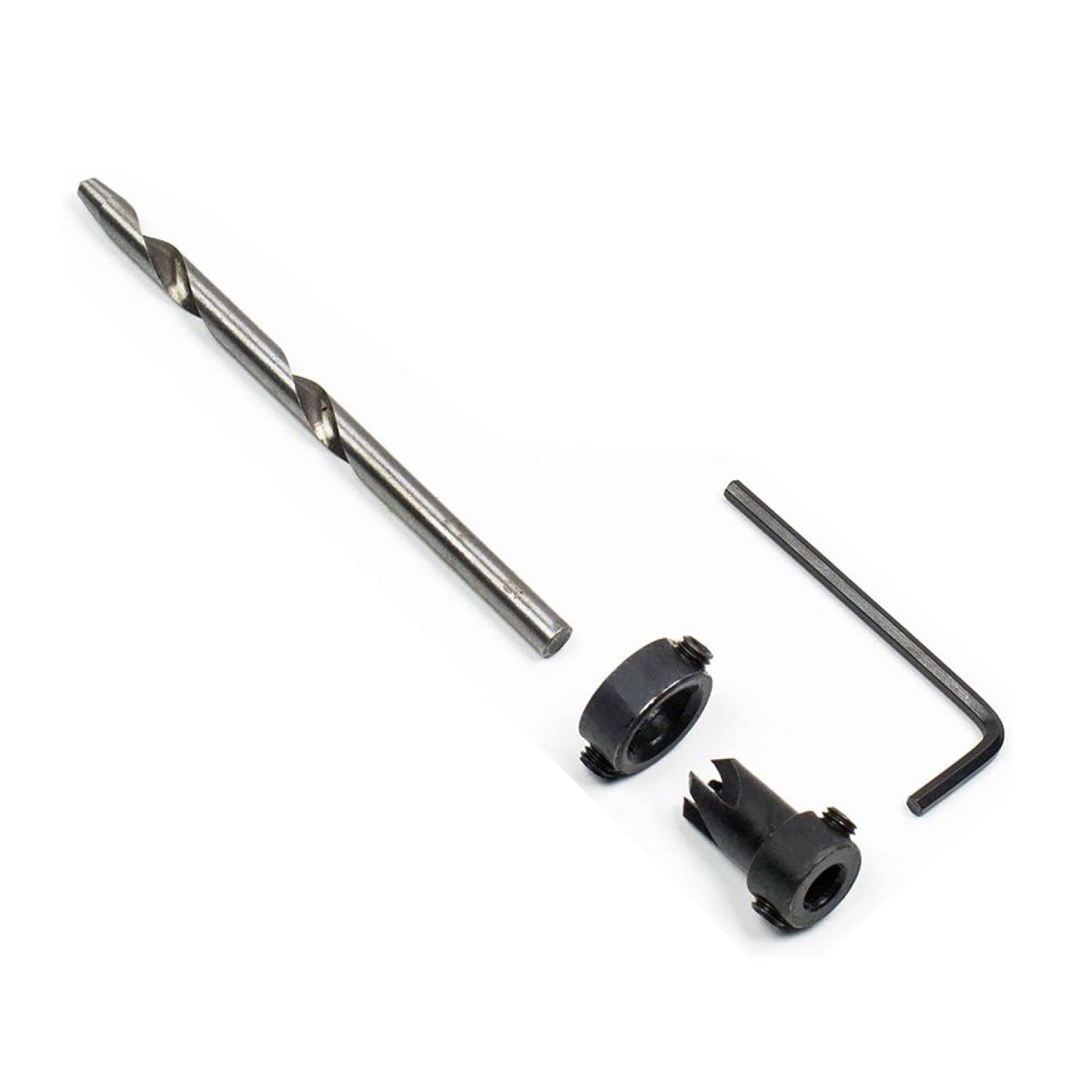 Set 22 Punte Svasatura Legno - Acciaio HSS, Con Collari Regolabili, Per Fori Perfetti - Foto 6