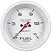AUTO METER 200848 Gauge Fuel Press (Marine White Gauge, 2 1/16", 15Psi, Digital Stepper Motor, Marine White)