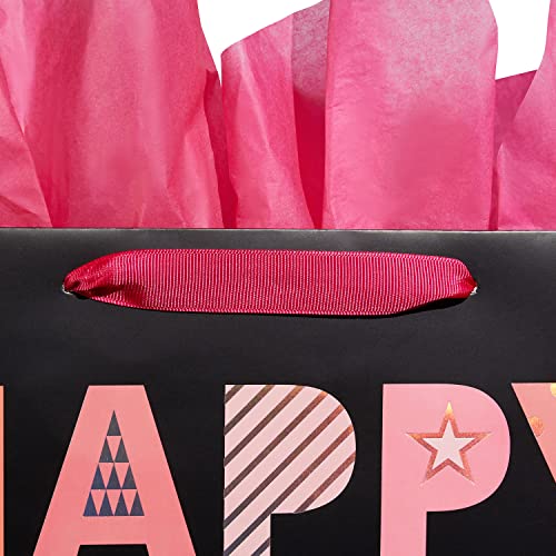 13-Black-Gift-Bag-with-Tissue-Paper-for-Girls-Birthday-Party-Bag