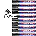 Produktbild Edding 33 brillante Papiermarker - schwarz - 10 wasserfeste Permanentmarker - Keilspitze 1-5 mm - lebendige Farben - lichtechte Markierung auf Papier, Karton, Karton, Kunststoff, Metall und Glas