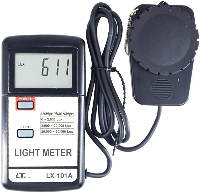 Instrukart LX-101A Digital Lux Meter Along with Calibration Certificate