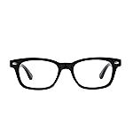 Peepers by PeeperSpecs unisex-adult Clark Reading Glasses, Black - Original Lenses, 49 mm, 0