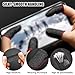 8 Pcs Gaming Gloves for Sweaty Hands, Finger Sleeves for Mobile Gaming, Dedales Gamer Profesionales, Ultra Thin Silver Fiber Thumb Sleeves Mobile, Comfortable Breathable Fit for Most Finger Sizes
