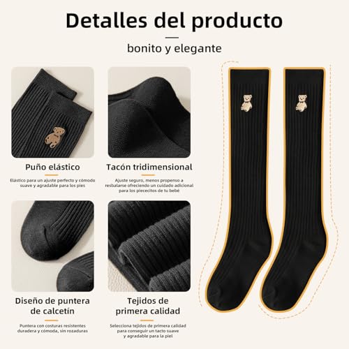La Mejor Lista de Calcetines hasta la rodilla para Niña disponible en línea. 27 Imagen adicional