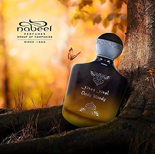 Miniatura 3 de Oody Woody for Men EDP 100 ML (3.4 oz) I mezcla frutal-floral-amaderada de lirio de los valles, rosa, cedro y sándalo por Nabeel Perfumes