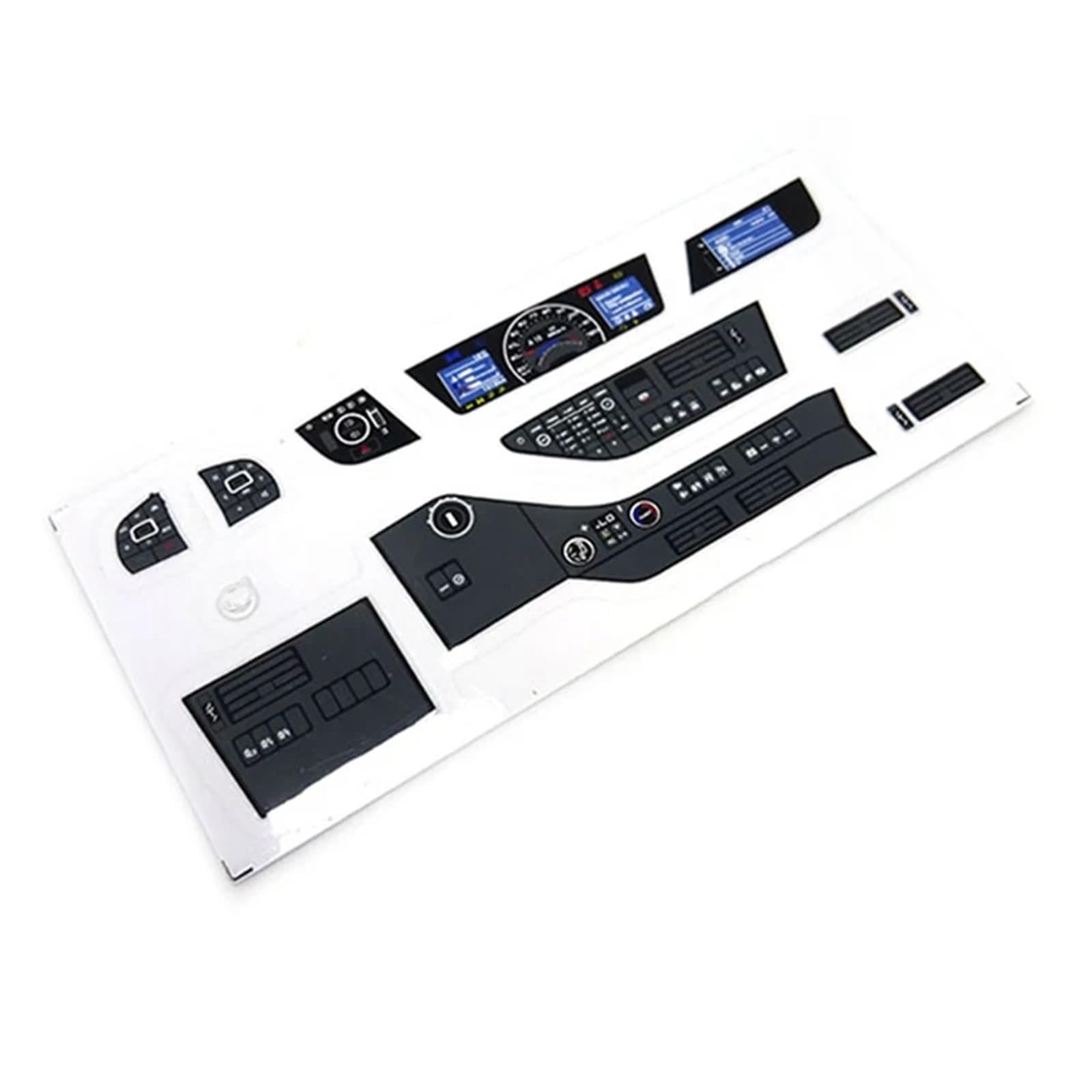 RC Modifikations Zubehör Für Tamiya Für Volvo 56360 56362 Für FH16 750 1/14 RC LKW Anhänger Kipper Auto Dashboard Dekorative Aufkleber DIY Teile