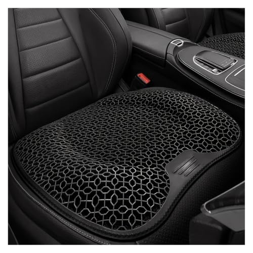 Coussin de siège auto respirant ergonomique noir lavable pour confort lombaire en voiture