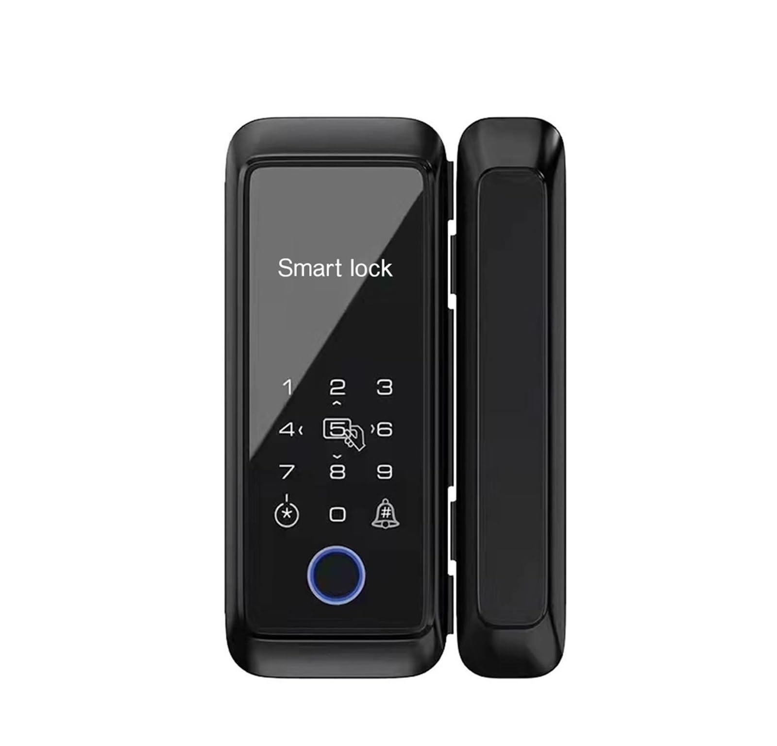 Kontrola aplikacji Tuya Blokada drzwi przesuwnych Inteligentna blokada z użyciem linii papilarnych Klawiatura z ekranem dotykowym Drzwi wejściowe Bluetooth 13,56 MHz RFID Elektroniczny zamek Zamki do
