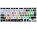 XSKN Final Cut Pro X 10 Shortcut Silicone Keyboard Cover Skin for MacBook 13 15 17 inch (US & EU Versions) -DO not fit Touch Bar Keyboard