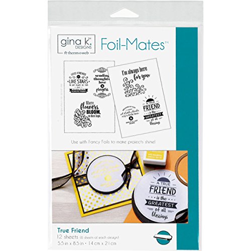 Gina K. Designs for Therm O Web Foil-Mates Sentiments, 5.5