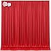 10x12 Red Backdrop Curtains for Wedding Party Wrinkle Free Backdrops Curtain Drapes Fabric Decorations Photo Back Drop Cloth for Baby Shower Photography Stage Reception 5ft x 12ft,2 Panels