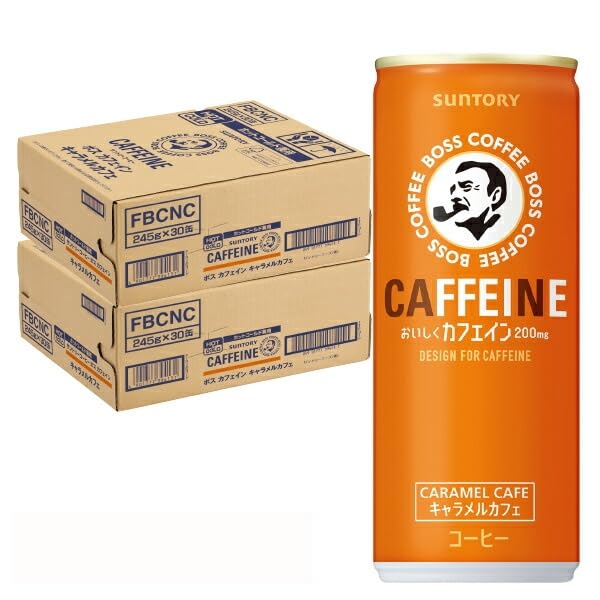 Amazon.co.jp: サントリー ボス カフェイン 200mg キャラメルカフェ