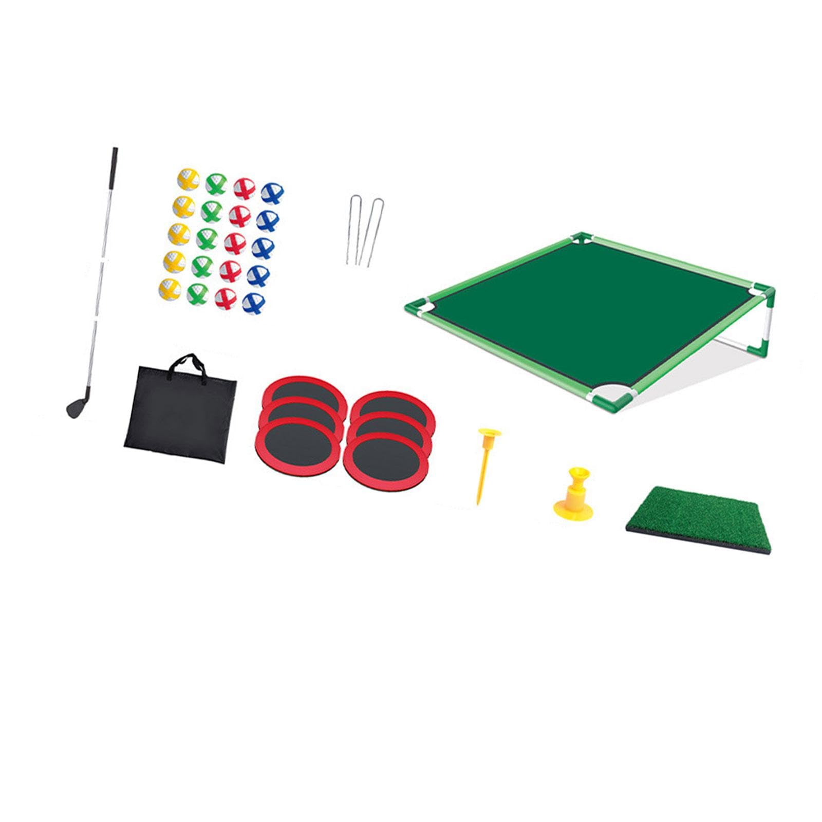 Set da Putting Bambini, Giochi All'aperto per Feste, Strumento di Allenamento per La Pratica del Putting Golf per Feste, Rack Singolo