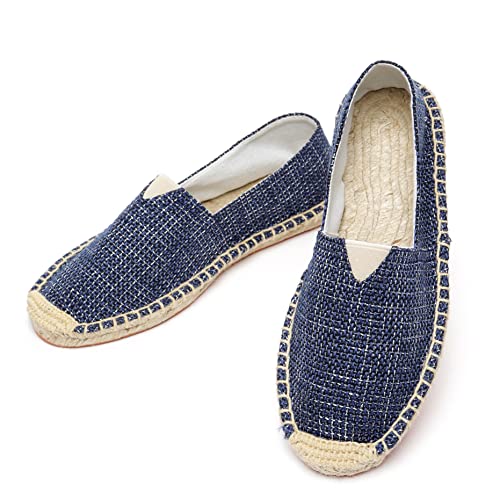 Image of Altxic Men's Closed Toe Comfortable Canvas Slip on Flat Espadrilles
