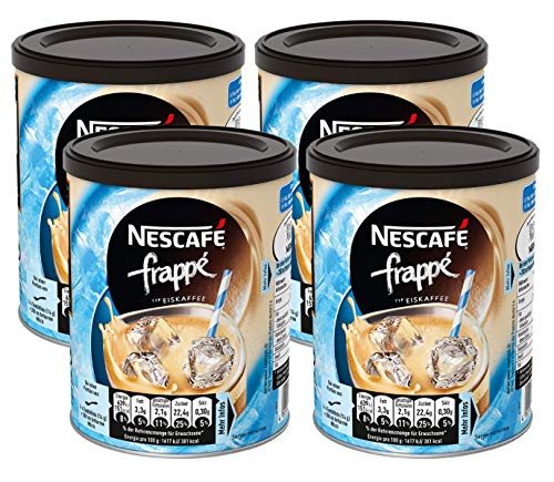 NESCAFÉ Frappé Typ Eiskaffee (Getränkepulver mit Instant Kaffee) 4er Pack (4 x 275g)