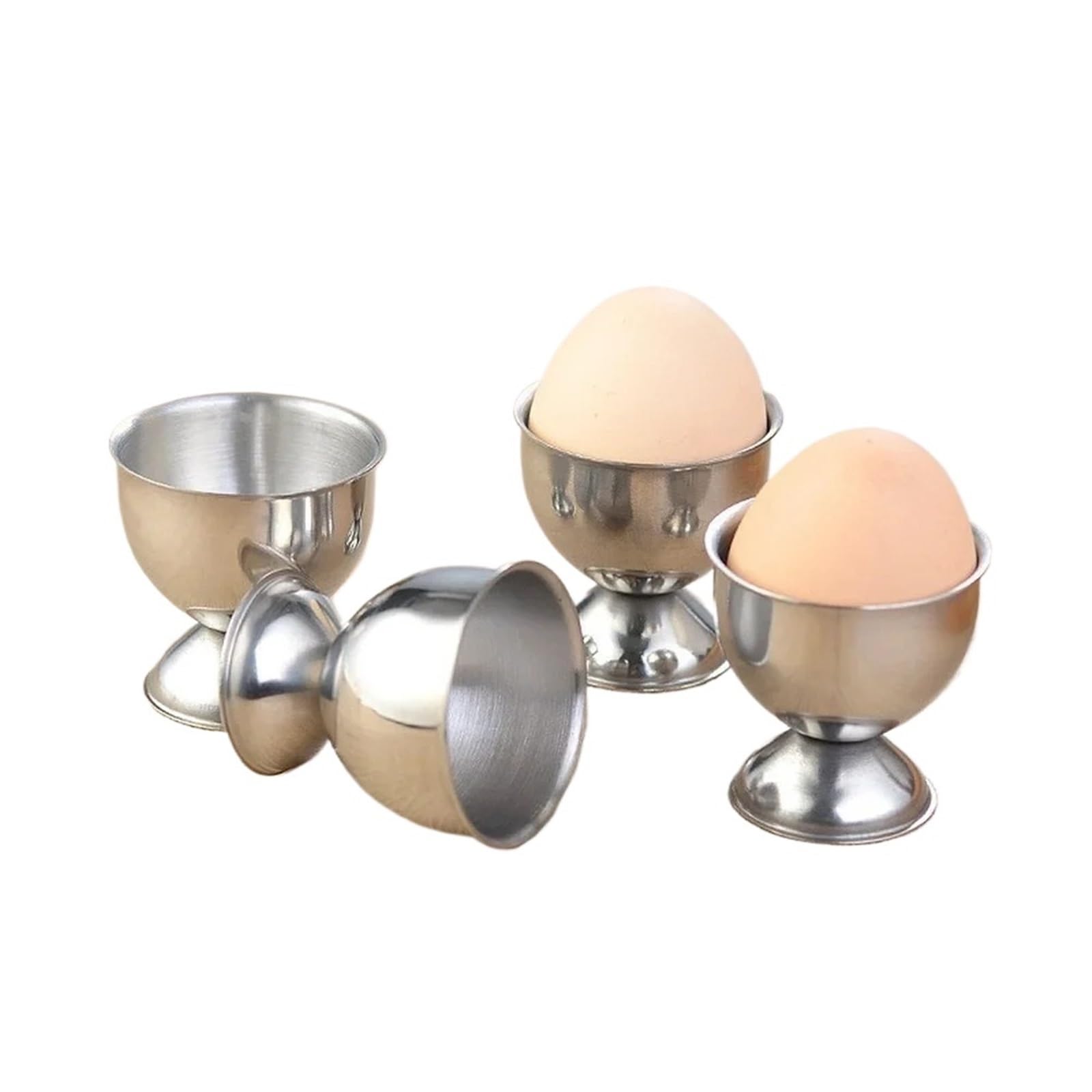 Eierbecher, 4PcsEggs Tasse Ständer Werkzeug Kaviar Frühstück Ei Halter