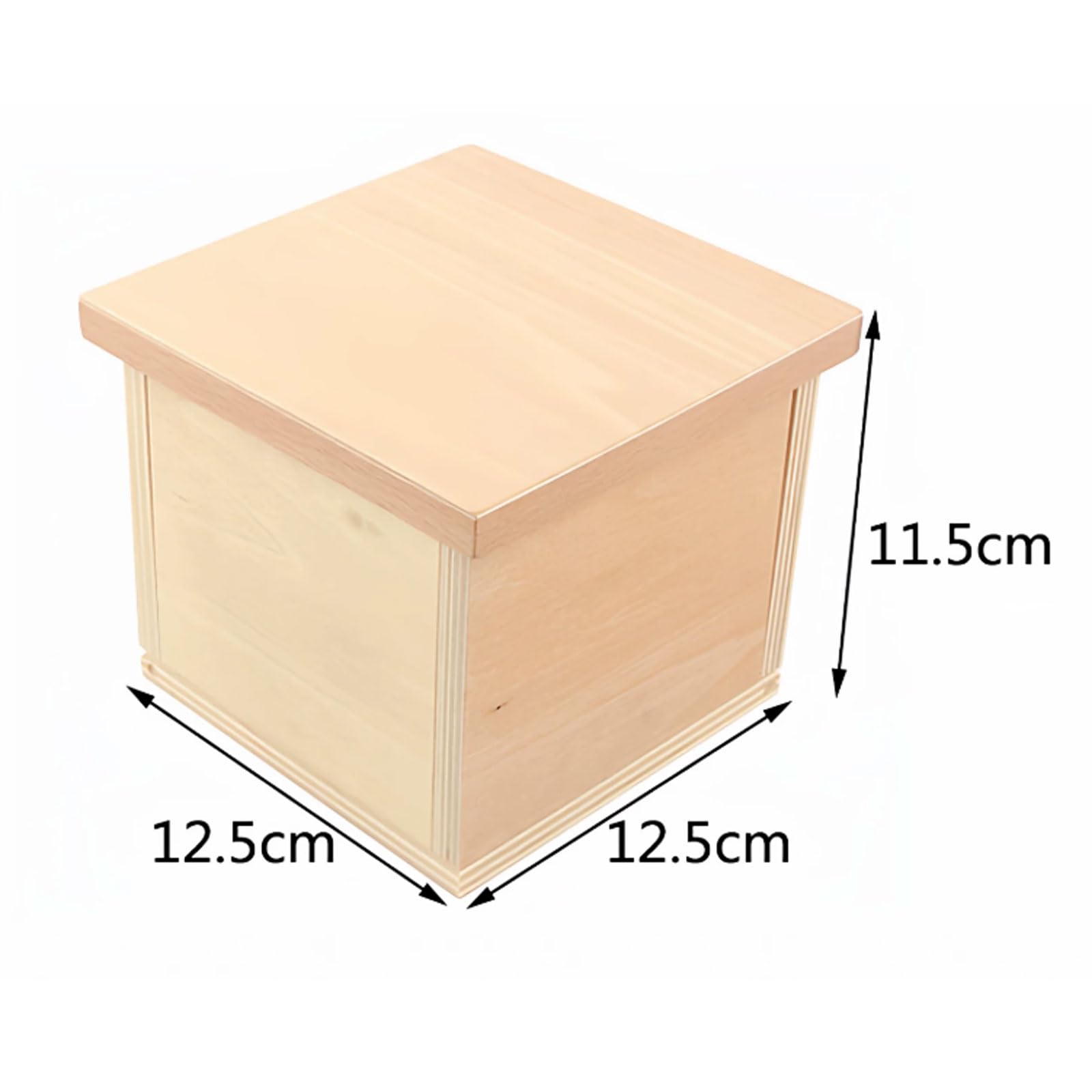 Set di Cubi in Legno Montessori Potere del 2, Blocchi da Costruzione del Cubo Binomiale 3D, Giocattolo Educativo di Matematica e Sensoriale per la Scuola Materna