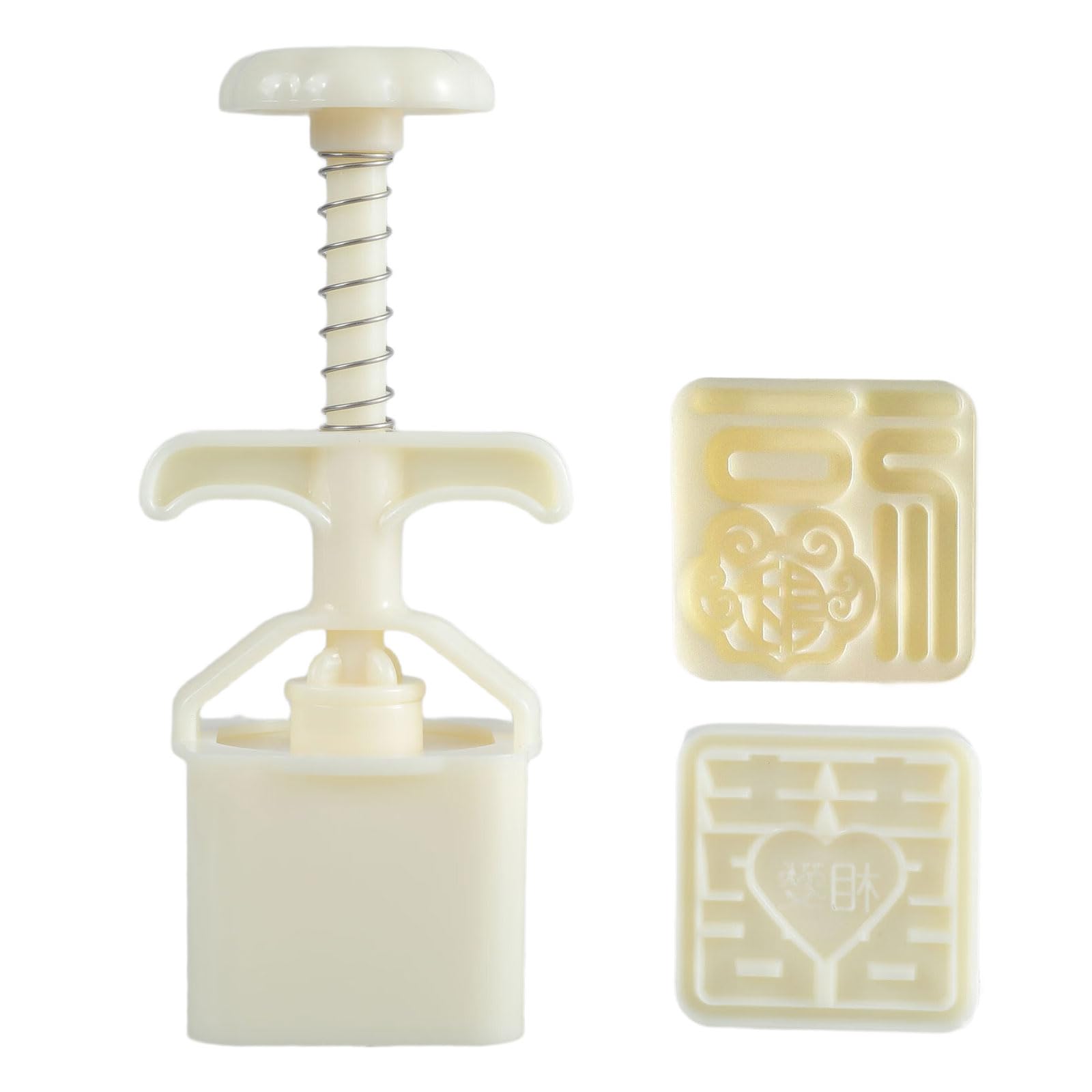 NVOQILIN Hand Pressed Cakes Mold Cookie Stamp Green Bean Cake Bakewares Traditional Pastries for Baking Enthusiasts Snacks Mold
