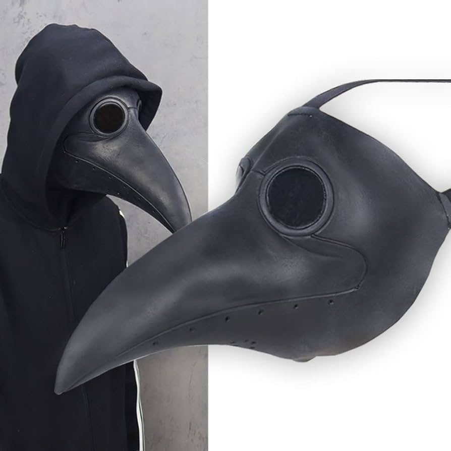 maschera medico peste - 8 Irue Maschera Medico della Peste Maschera Naso Lungo Uccello Becco Uccello, Accessori Costume di Halloween, Cosplay Steampunk : Amazon.it: Moda