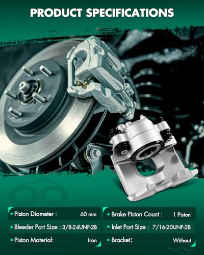 Image of SCITOO Front Driver Side Disc Brake Caliper 184642 Compatible For Chrysler For 300M 1999-2004,For Plymouth For Prowler 1997 1999-2001,For Plymouth For Voyager 1996-2000,1PC