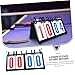Abaodam Flip Scoreboard Reusable Digital Scorekeeper for Tennis Basketball and Other Sports Durable Construction Portable Outdoor Scoreboard for Easy Tracking