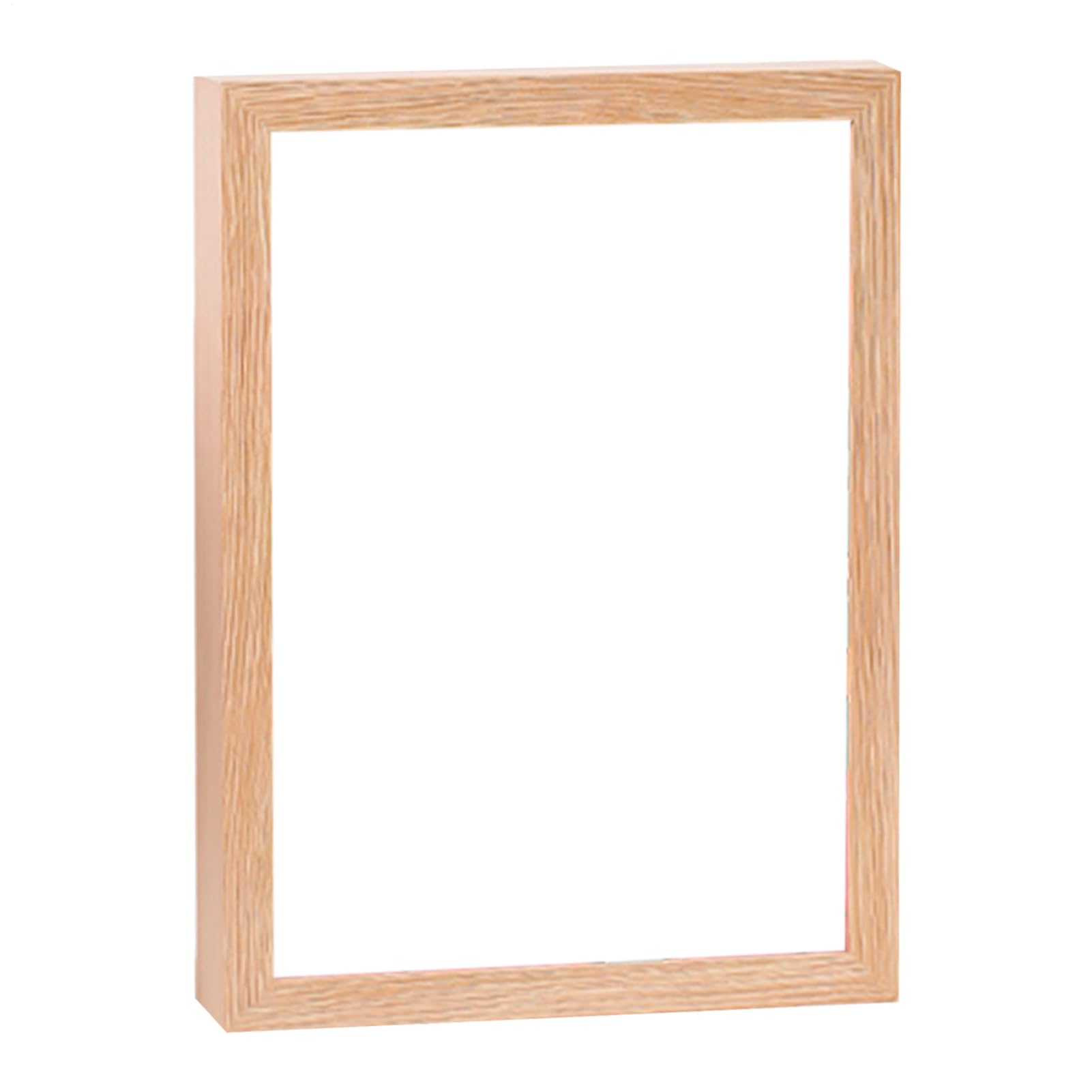 Cadre photo de rangement en bois 17,8 cm à ouverture frontale pour bureau et dortoir