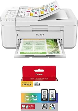 Amazon.com: Canon PIXMA TR4720 WH y PG-275/CL-276 Multi Pack : Electrónica