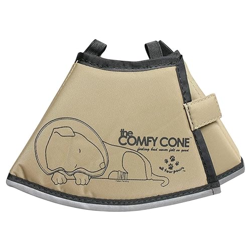 ALL FOR PAWS Halskragen COMFY CONE Halstrichter für Hunde und Katzen braun, S