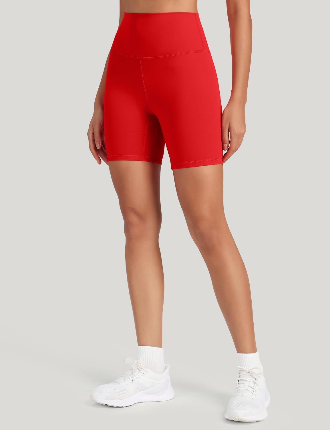 HeyNuts Workout Pro Biker Shorts 4''/ 6'', Compression High Waisted Workout Shorts - Image 2