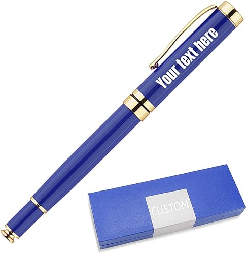 Bolígrafo personalizado, bolígrafo de acero inoxidable personalizado, el mejor juego de regalo para hombres y mujeres, profesional, oficina