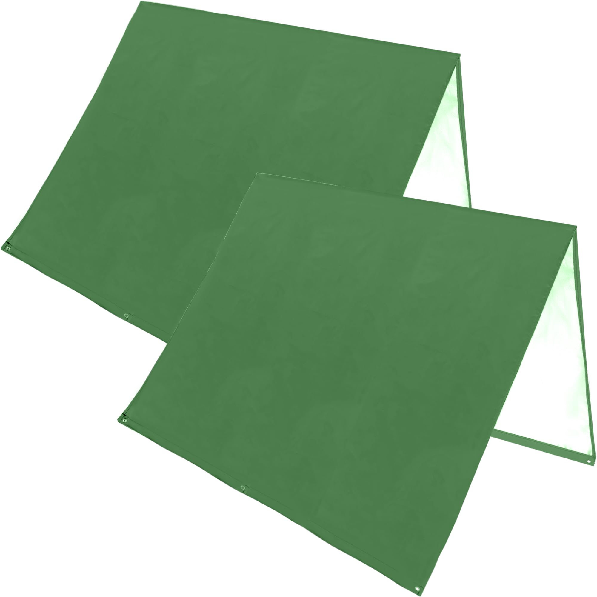 2 Pack Swingset Replacement Tarp Playground Wooden Sunshade Canopy Waterproof UV Protection Cover Playground Roof, 52" x 90" (Color Set 1)