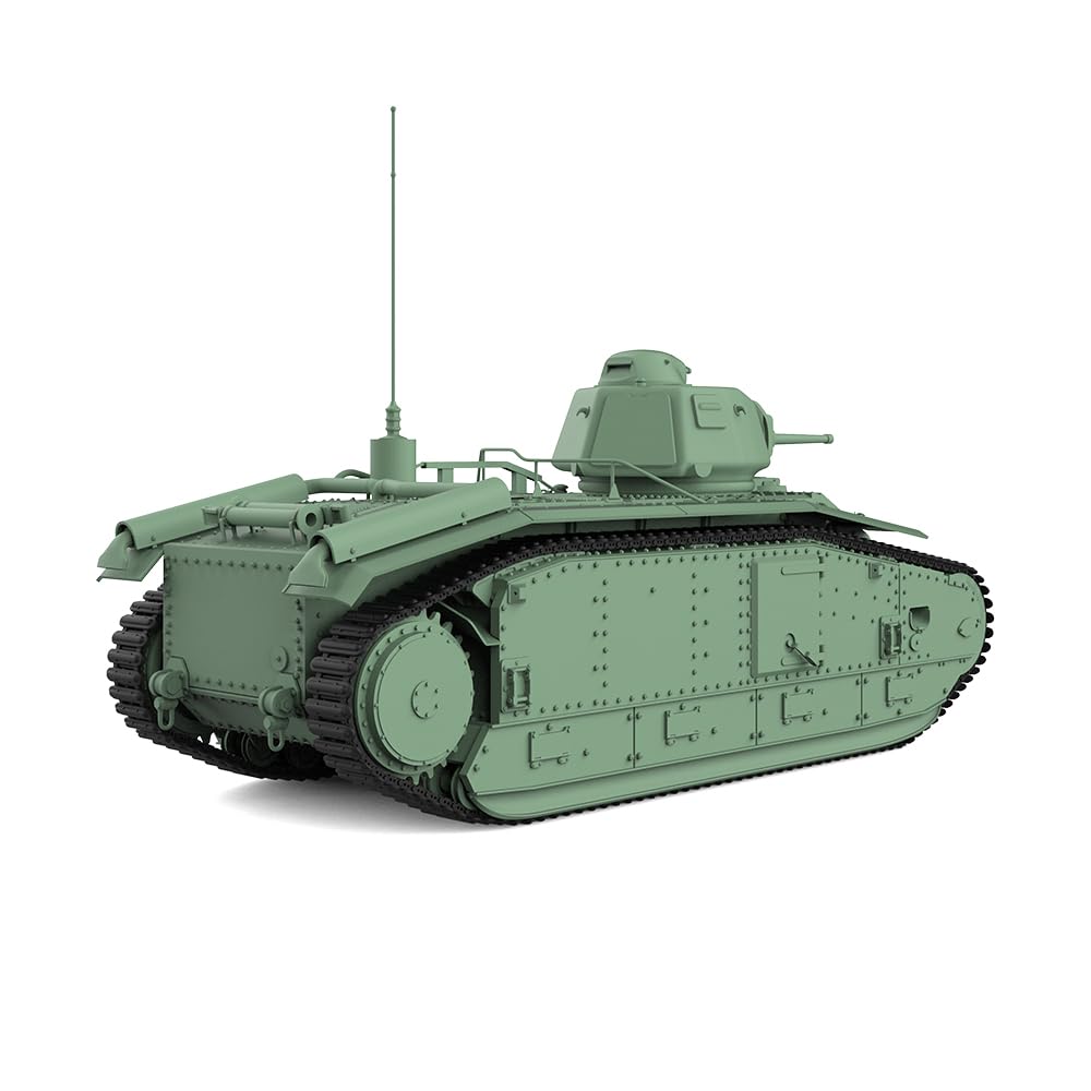 MRY-SFW SS32651 1/32 zestaw wojskowy czołg ciężki B1 Francja (etap II)