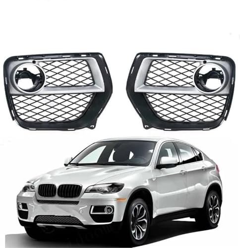 Cache antibrouillard de pare-chocs pour BMW X6 2012 finition noire - 2