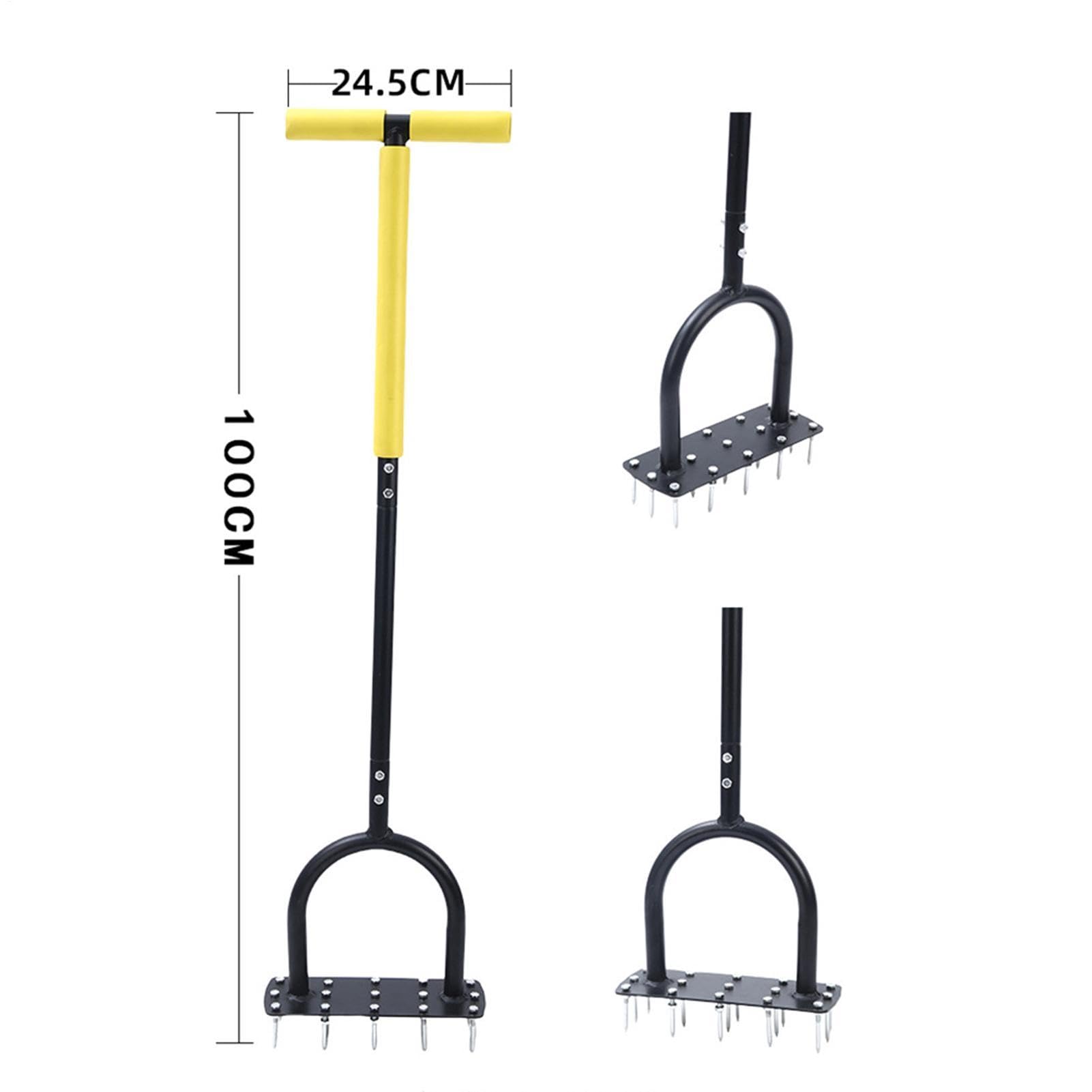 Aérateur De Pelouse Pic Démousseur À Poignée En T Pour Gazon