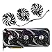 3PCS/ LOT Graphics Card Cooling Fan Replacement for ASUS ROG Strix RTX 3060Ti 3070 3070Ti 3080 3080Ti 3090 Gaming RX 6700XT 6800 95mm CF1010U12S 12V 0.45A 7 Pin Video Card Cooler Fans GPU Fan (Fan-4)