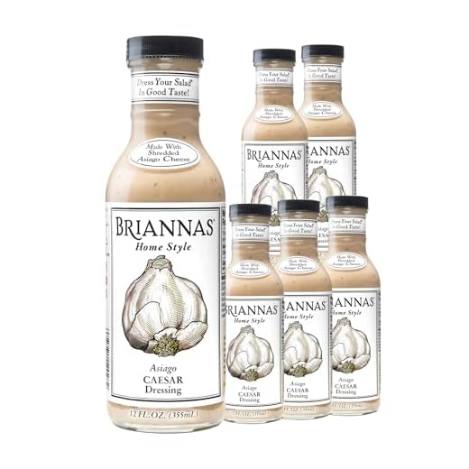 BRIANNAS Asiago Caesar Dressing 6 Pack