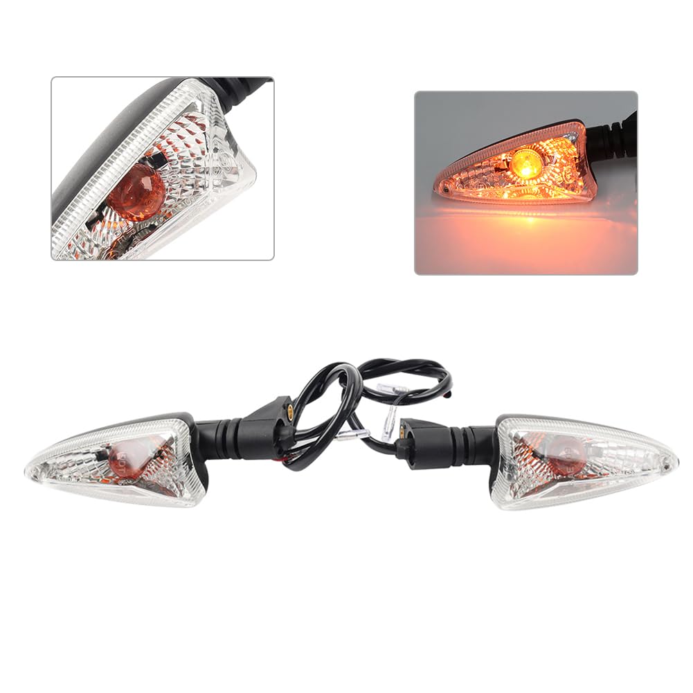 BACAR Cnfang4 1 Pair Lamp Blinker Front Rear Turn Signal Light Clear For Daytona 675R 2011-2015