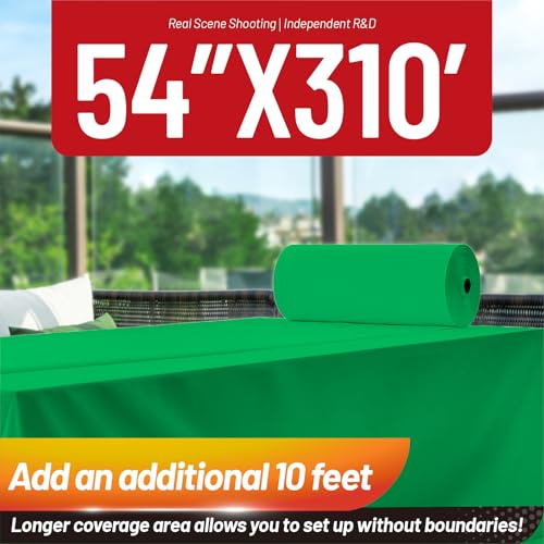 Image of Plastic Table Cloth, 310 Ft X 54 in Plastic Table Cloth Disposable Green Tablecloth Premium PEVA with Any Cut Sliding Cutters Disposable Tablecloth for Picnics, Parties, Birthdays, Festivals