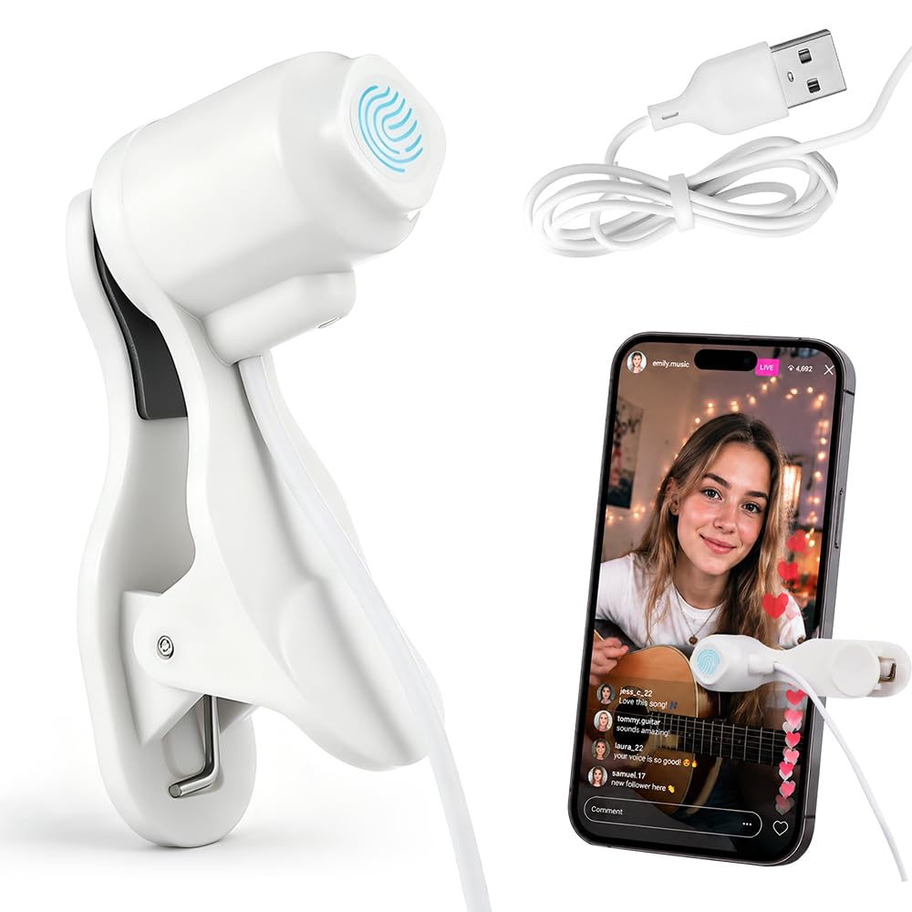 Auto Clicker, 3 Marcia Auto Screen Clicker, Simulazione del Funzionamento delle Dita Autoclicker, Continuous Click Auto Clicker per Telefono, Bianco